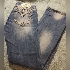 Miss Me Jeans Signature Boot Distressed